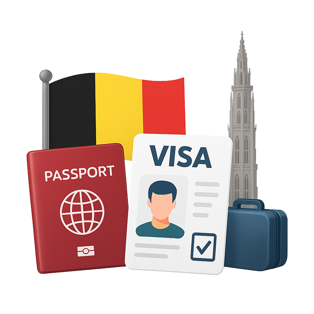 Антверпен visa