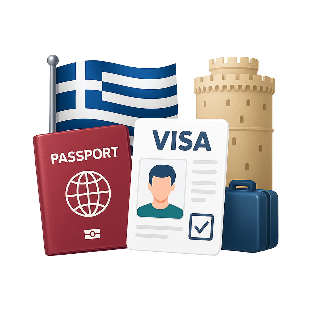 Салоники visa