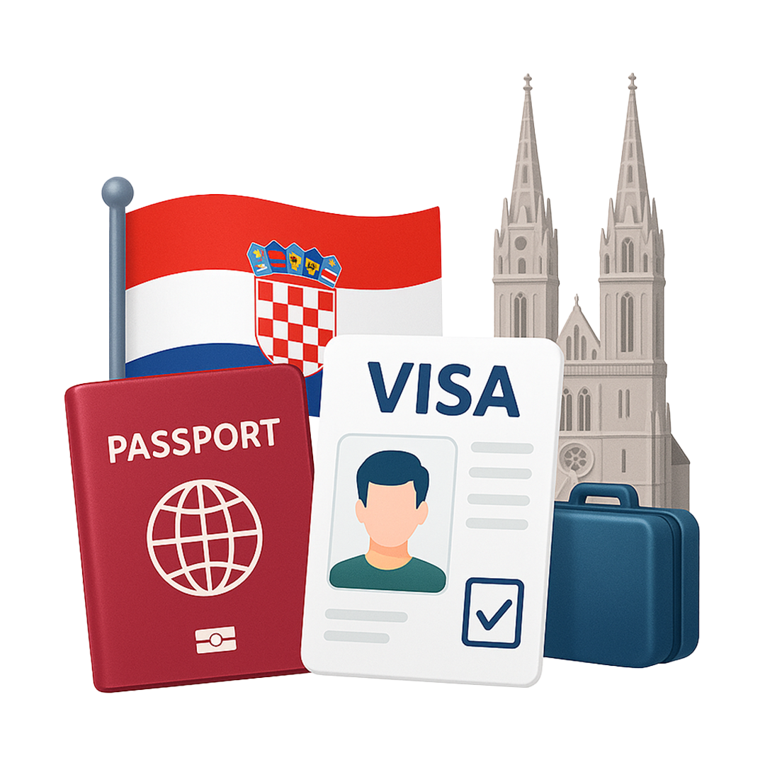 Загреб visa