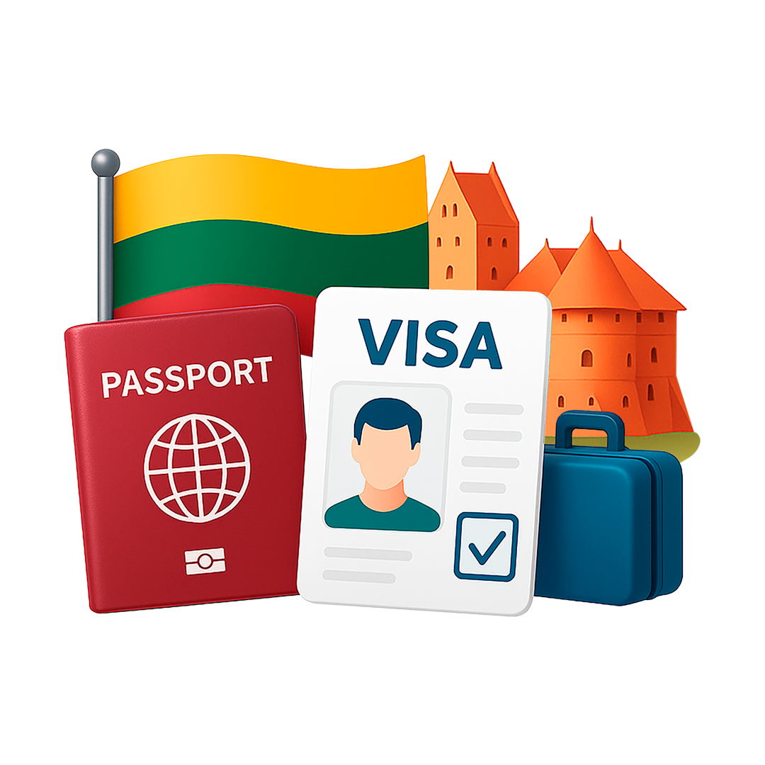 Литва visa