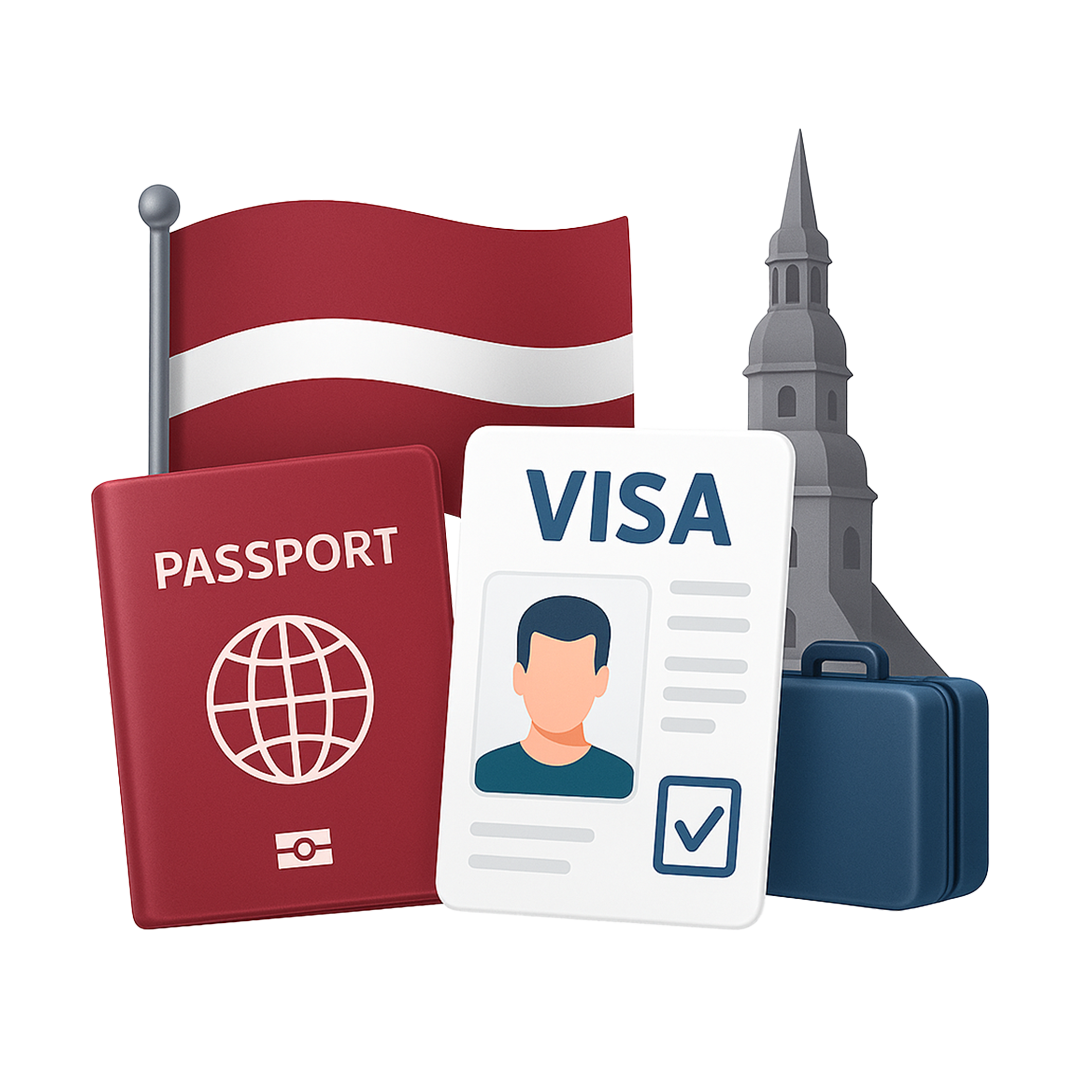 Латвия visa